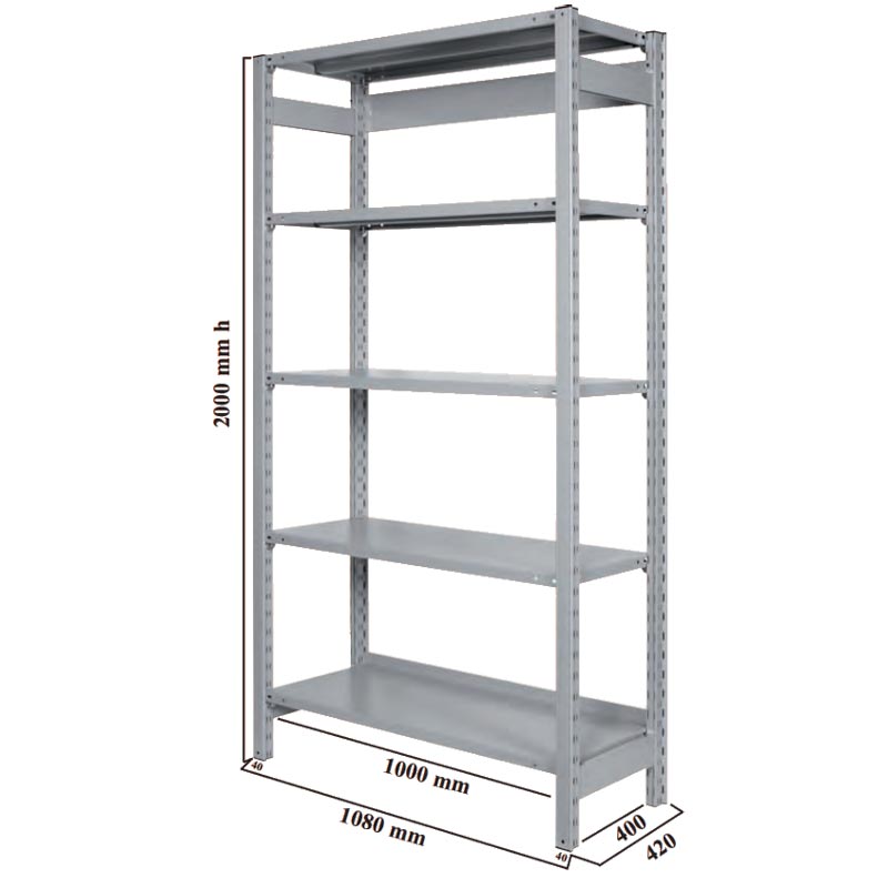 Scaffalature metalliche a gancio