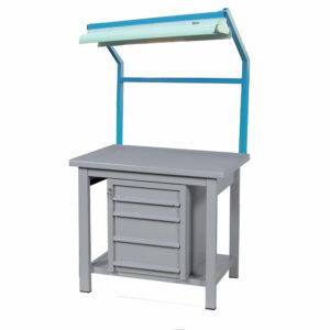 Tavolo laboratorio MOD. B - 4 cassetti